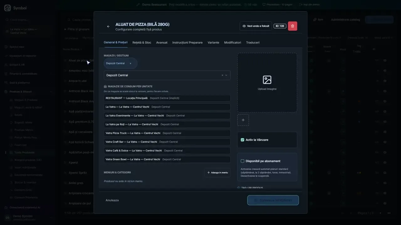 Deschizi produsul