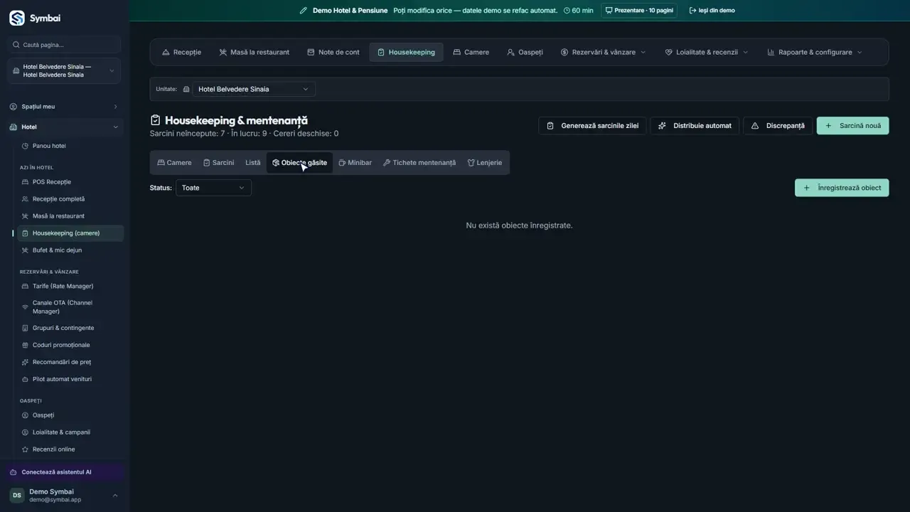 Lista obiectelor
